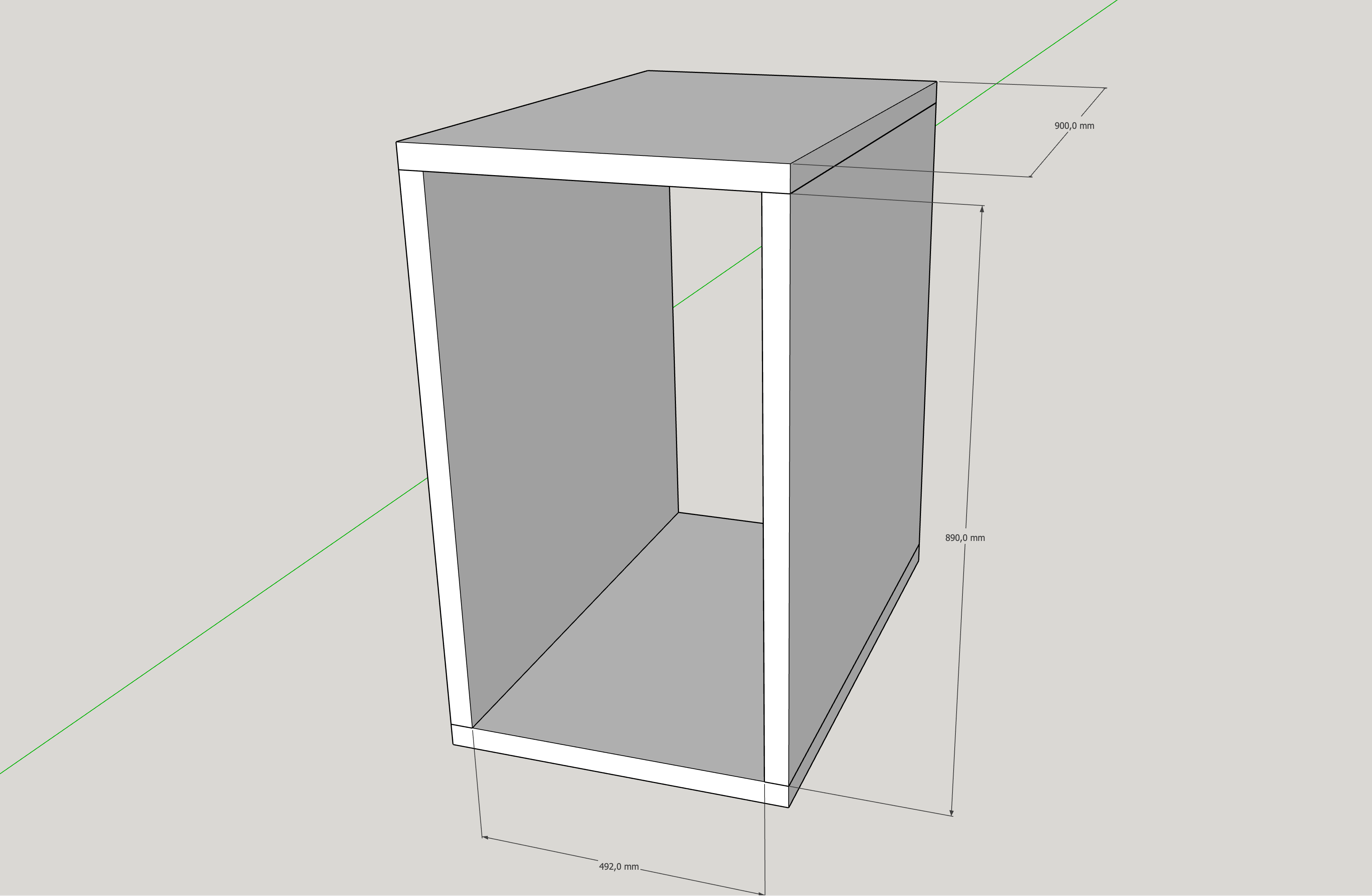 Photo montrant un plan 3D du rack serveur