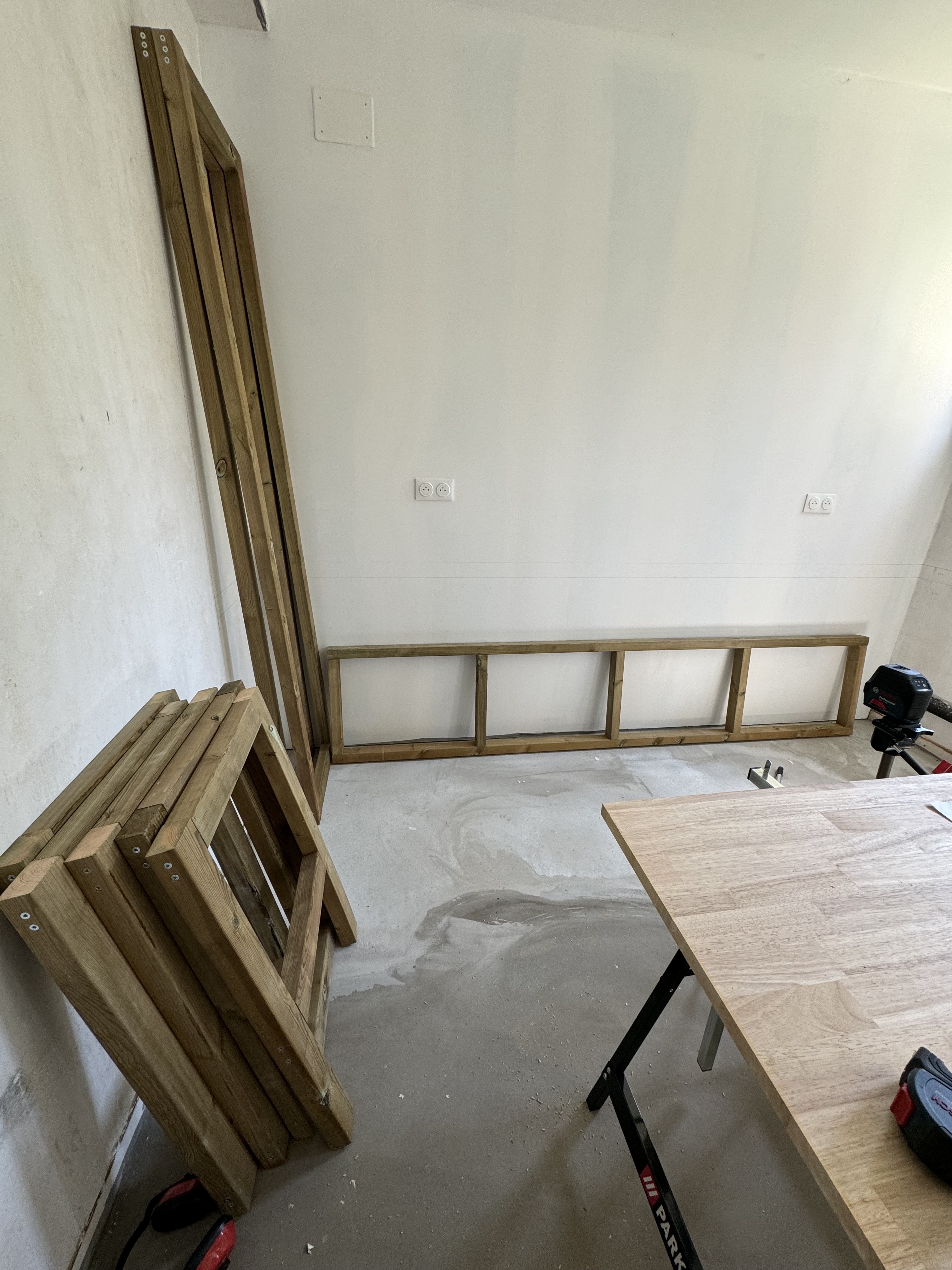 Tous les éléments assemblés