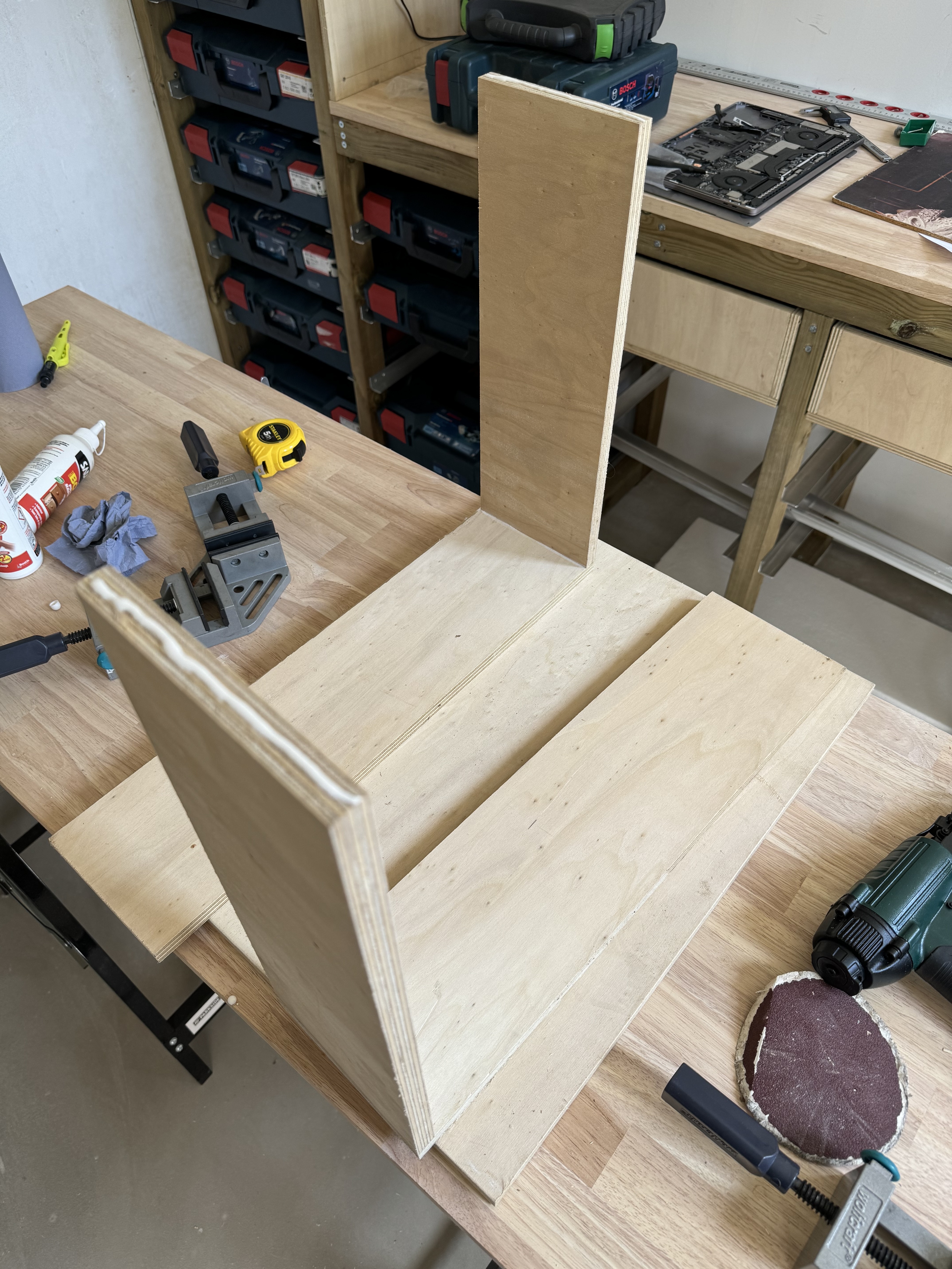 Assemblage des tiroirs