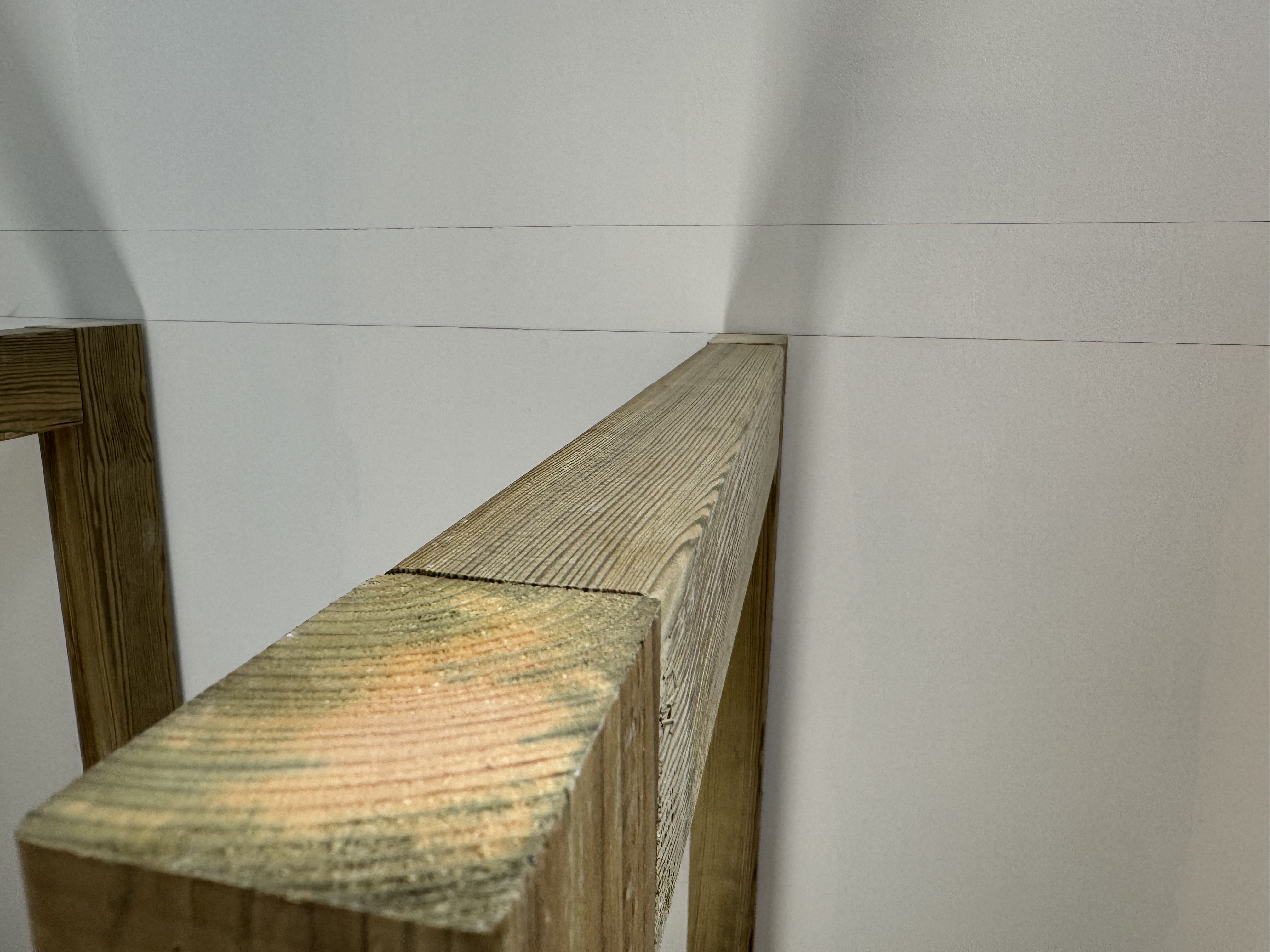 Mise au niveau des pieds