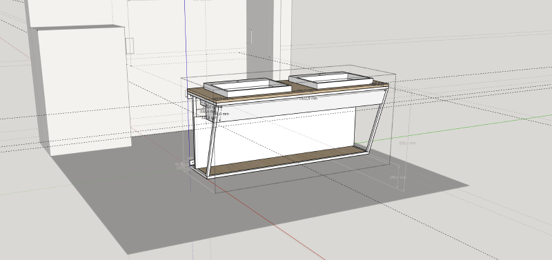 Featured image of post Fabrication du meuble de salle de bain en acier et chêne