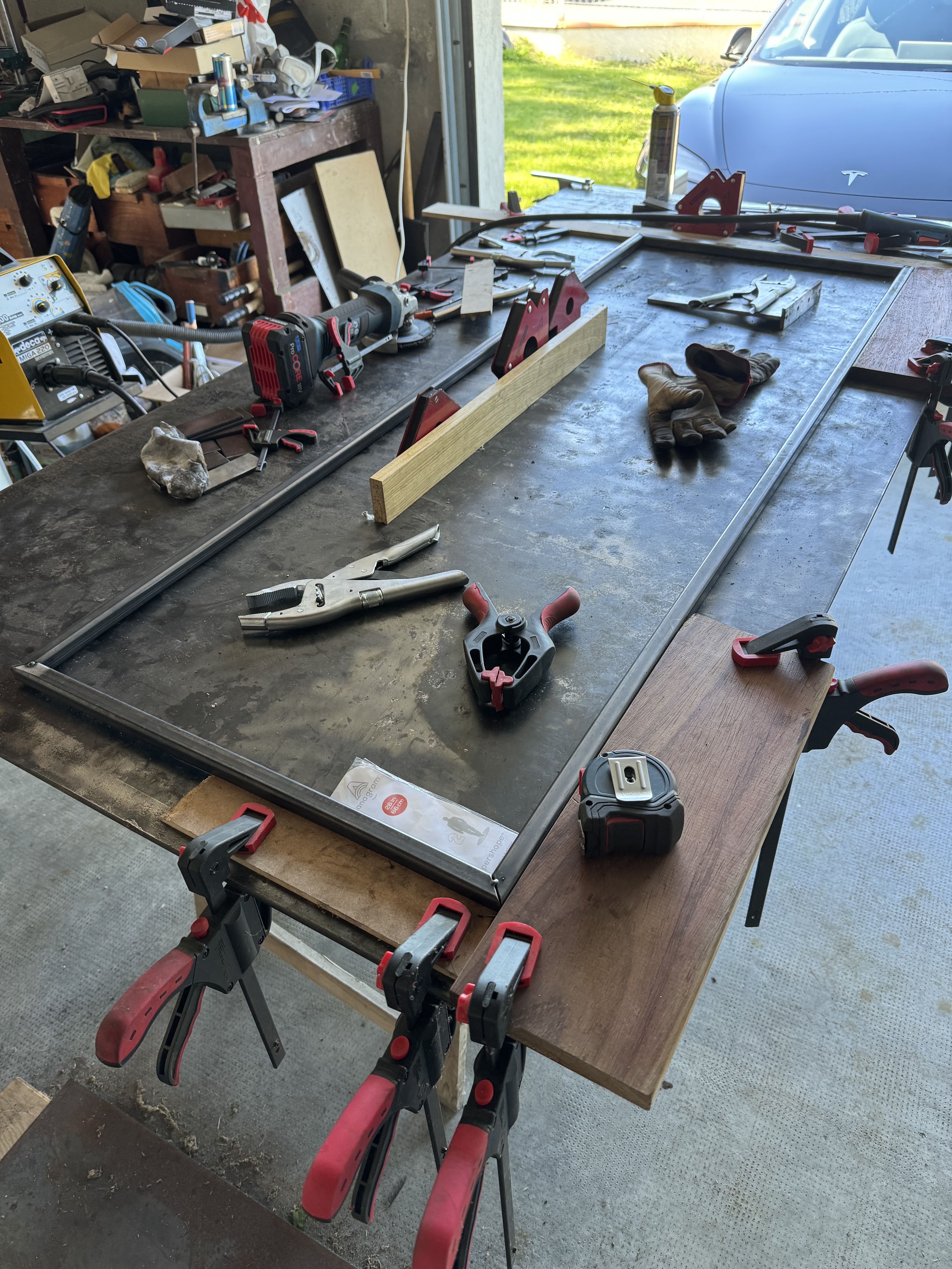 Assemblage de la structure en acier