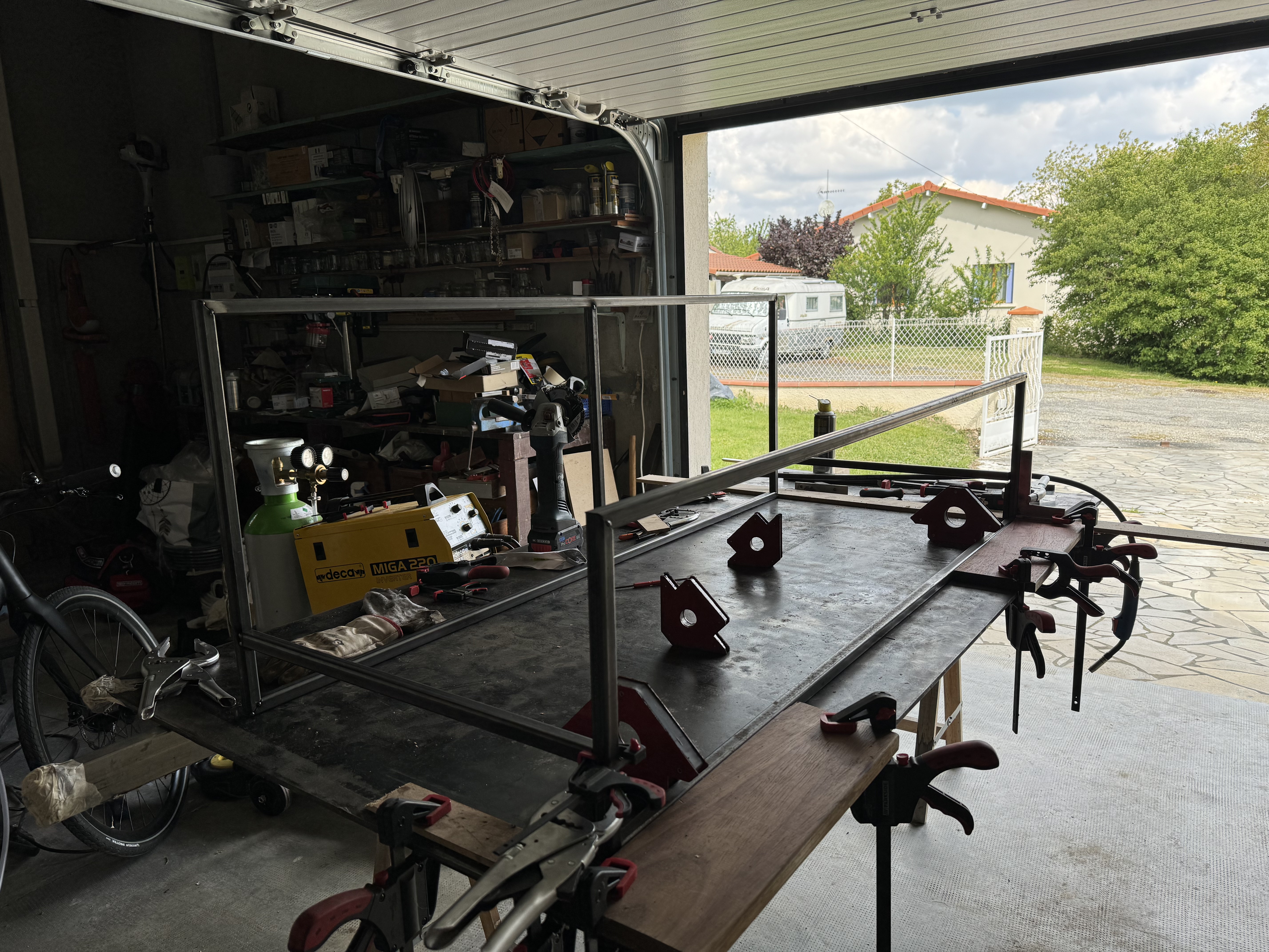 Assemblage de la structure en acier