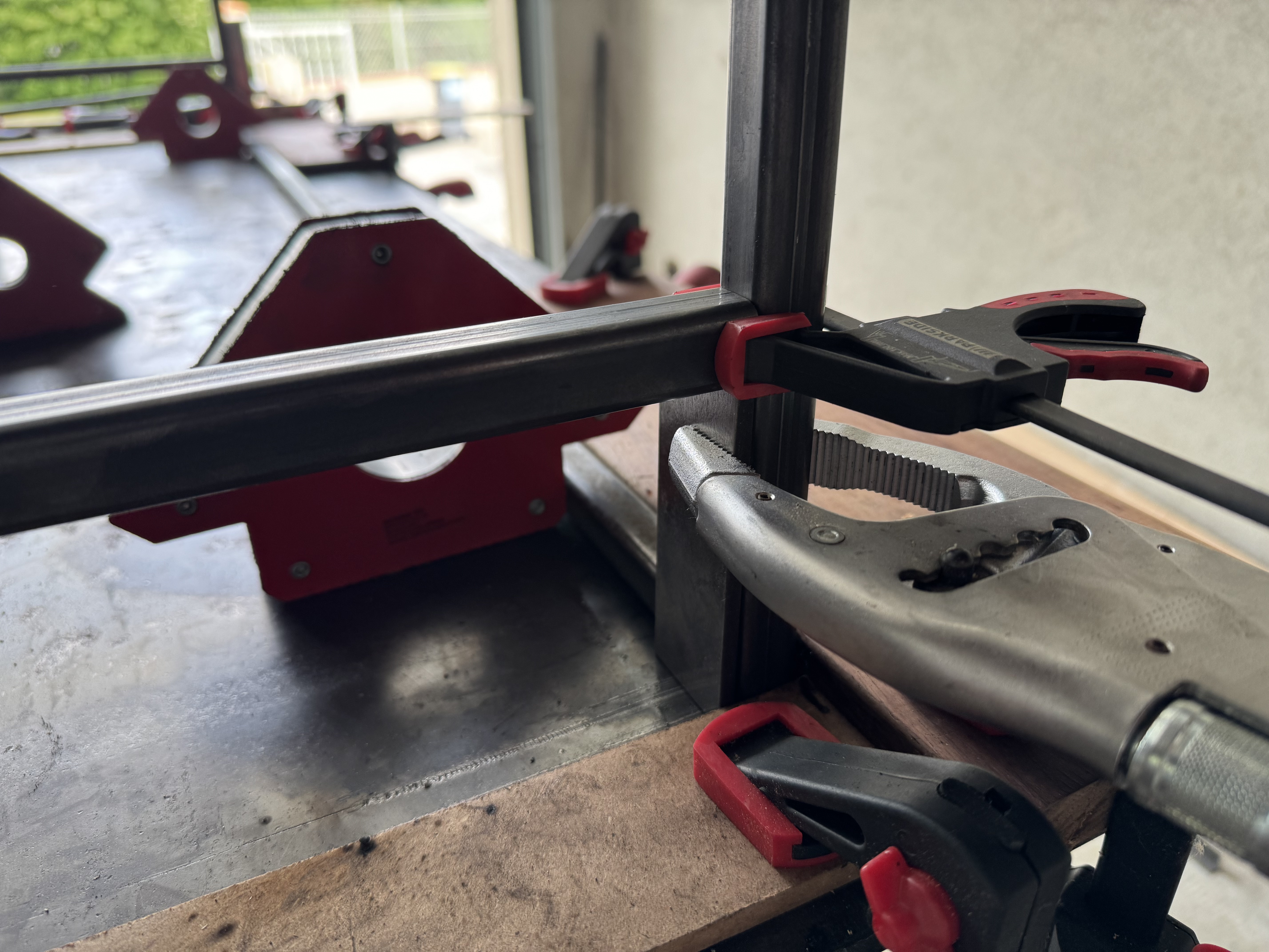 Assemblage de la structure en acier